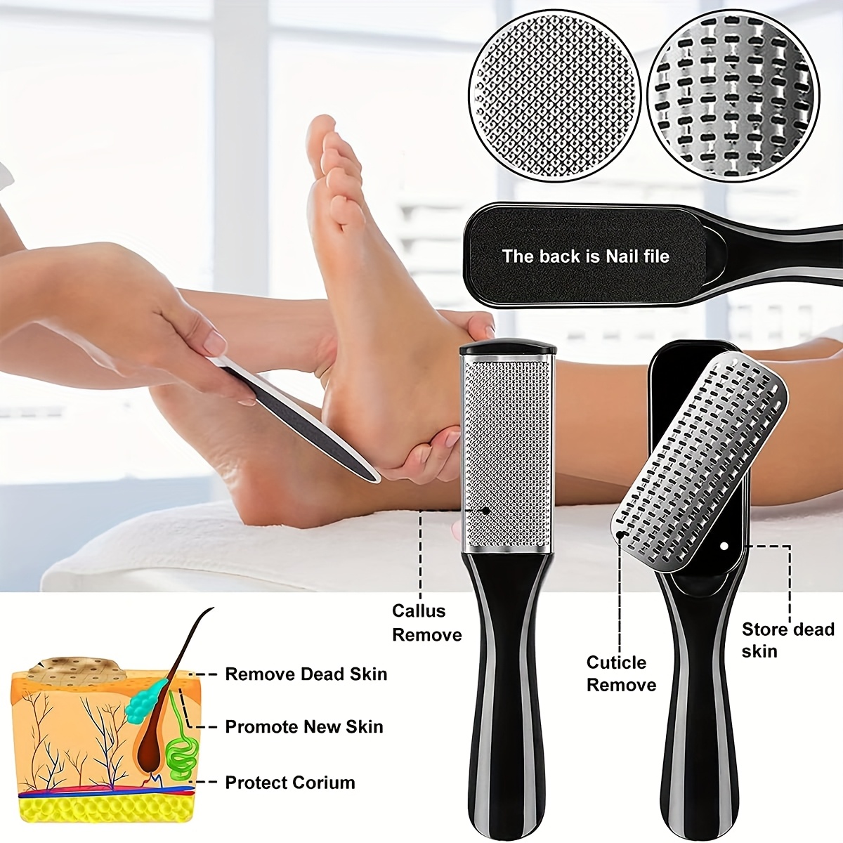 Home Improvement Kit - Stainless Steel Pedicure Tool Set Foot