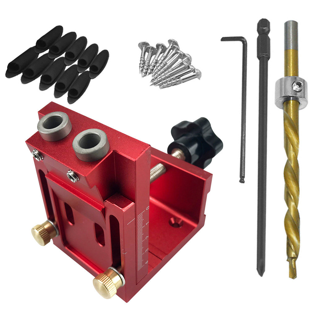 Home Improvement Kit - 15 Degree Pocket Hole Jig Portable