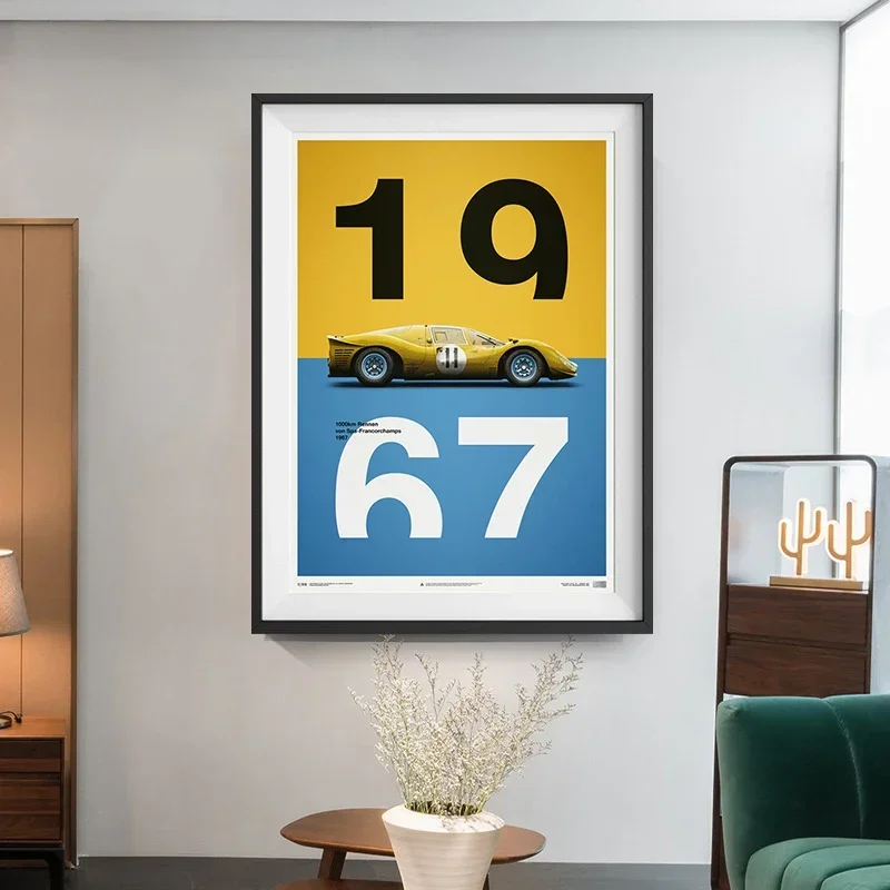 Retro Cars Poster Aesthetics 2 - Home Improvement Quotes ulasan dan harga
