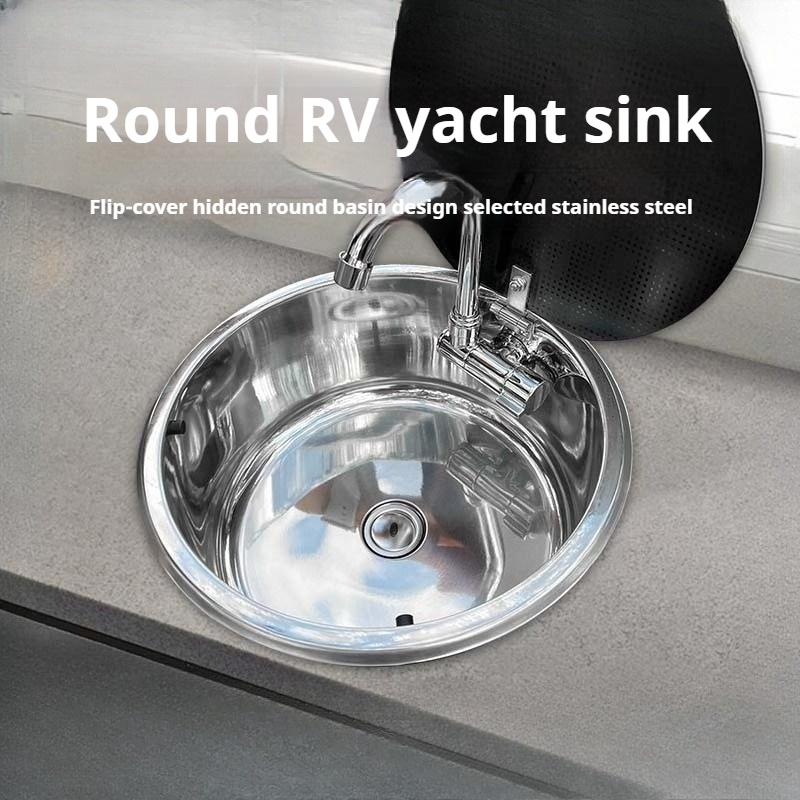 RV Circular Sink with Lid Kitc - Home Improvements ulasan dan harga