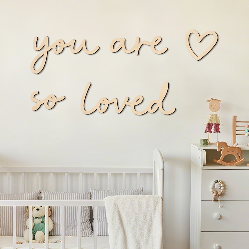 Charming 'You Are So Loved' Wo - Home Improvement Quotes ulasan dan harga