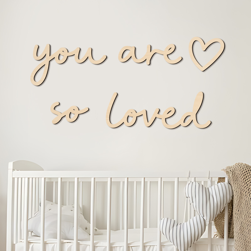 Charming 'You Are So Loved' Wo - Home Improvement Quotes ulasan dan harga