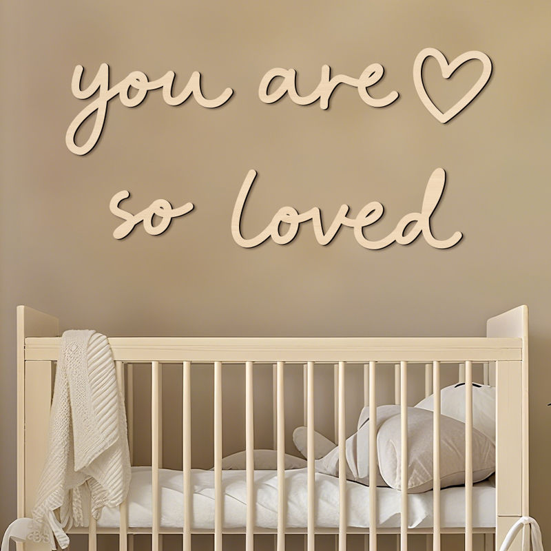 Charming 'You Are So Loved' Wo - Home Improvement Quotes ulasan dan harga