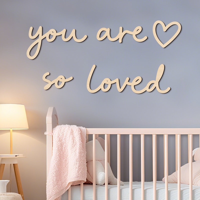 Charming 'You Are So Loved' Wo - Home Improvement Quotes ulasan dan harga