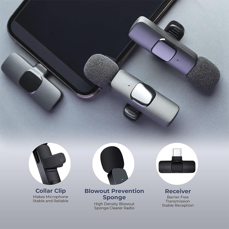 Wireless Lavalier Microphone F - Home Improvements ulasan dan harga