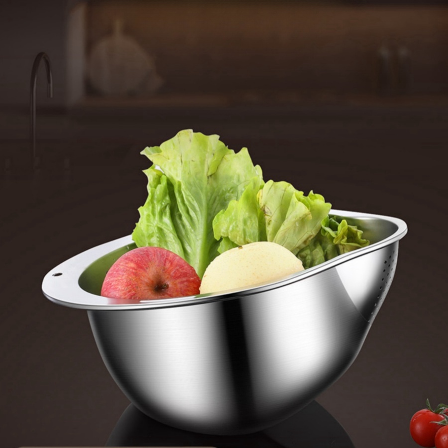 Stainless Steel Rice Washing B - Sink Drain Strainer ulasan dan harga