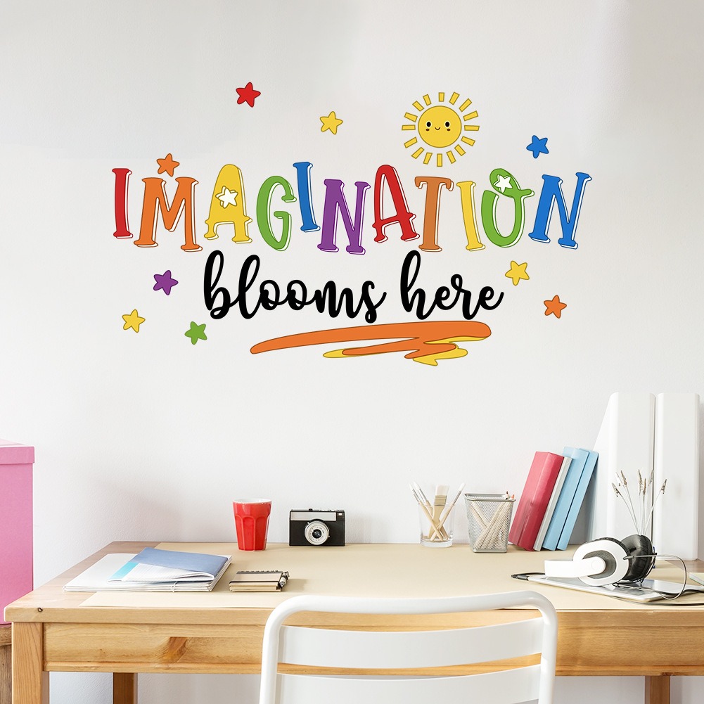 Colorful English phrase wall s - Home Improvement Quotes ulasan dan harga