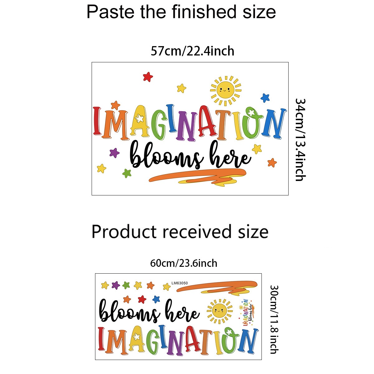 Colorful English phrase wall s - Home Improvement Quotes ulasan dan harga