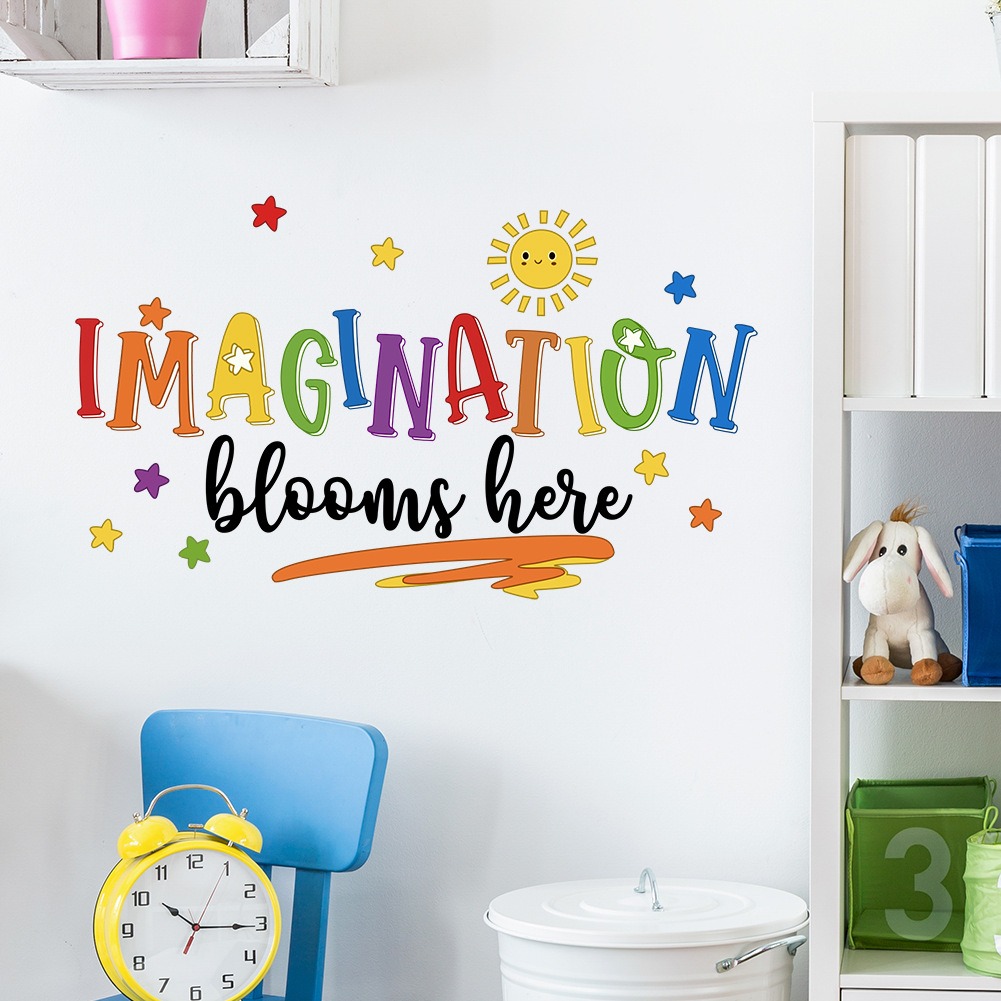 Colorful English phrase wall s - Home Improvement Quotes ulasan dan harga