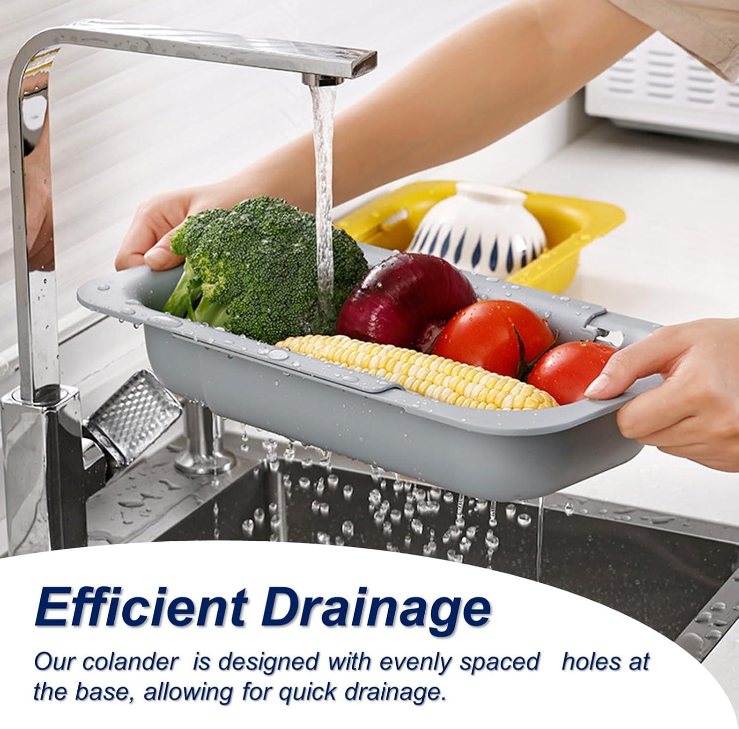 UFORU Collapsible Drain Basket - Sink Drain Strainer ulasan dan harga