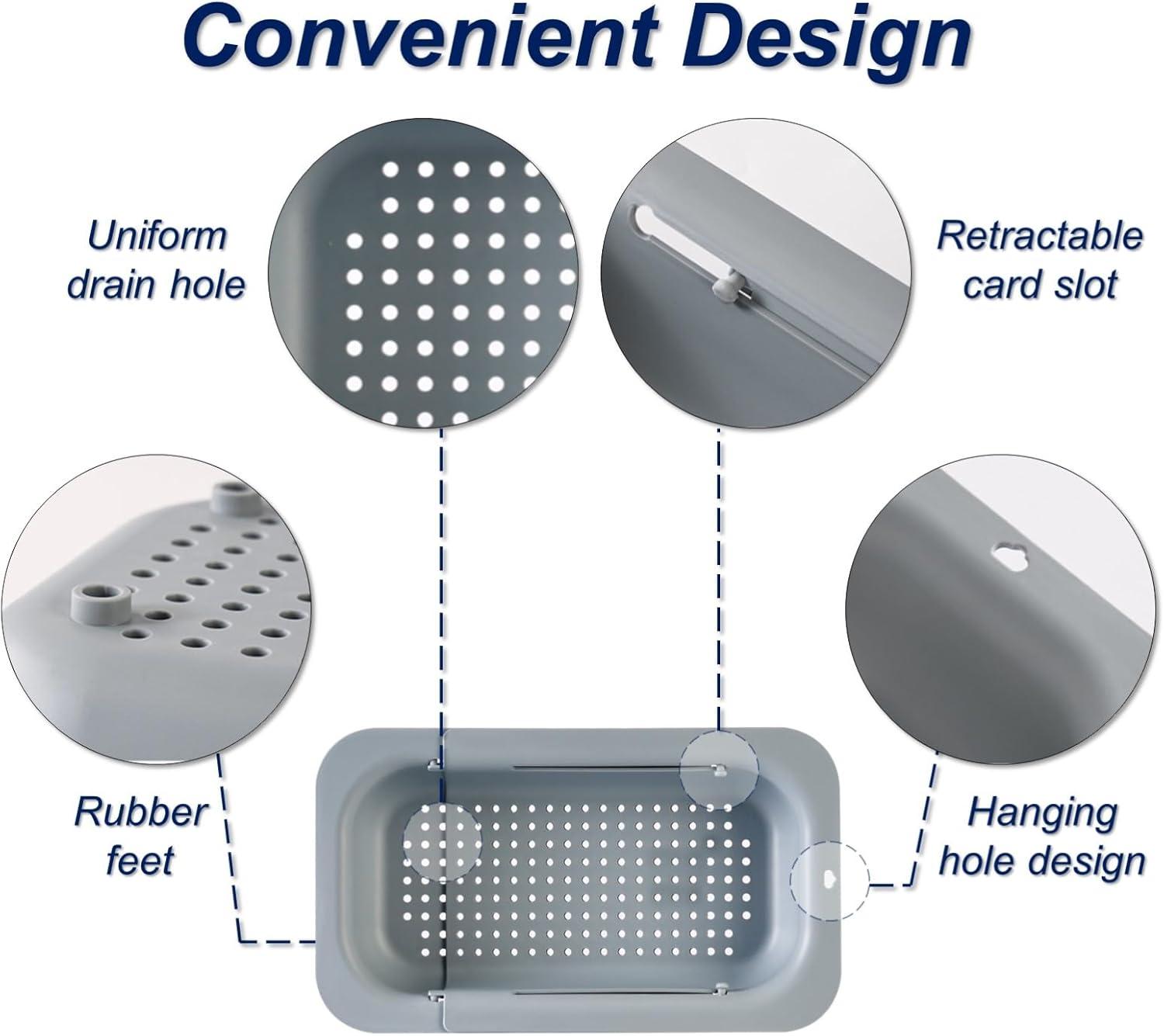 UFORU Collapsible Drain Basket - Sink Drain Strainer ulasan dan harga